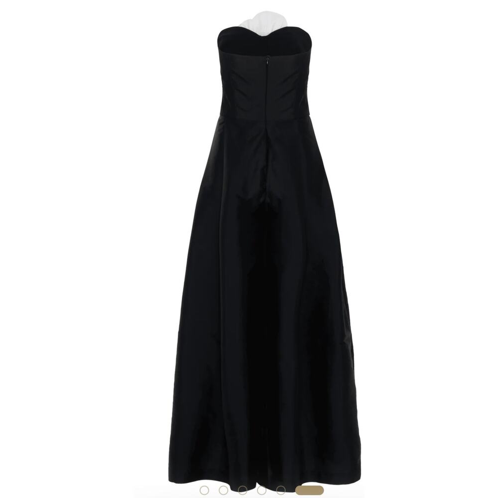 NEW PAT BO Tafetta Bloom Jumpsuit Size 0 Black (Retails$860)